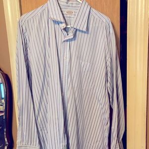 Lot of 3 Geneva, NY Mens button down dress shirts.